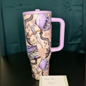 Unbranded Tumbler - Dragon & Books 40 Oz